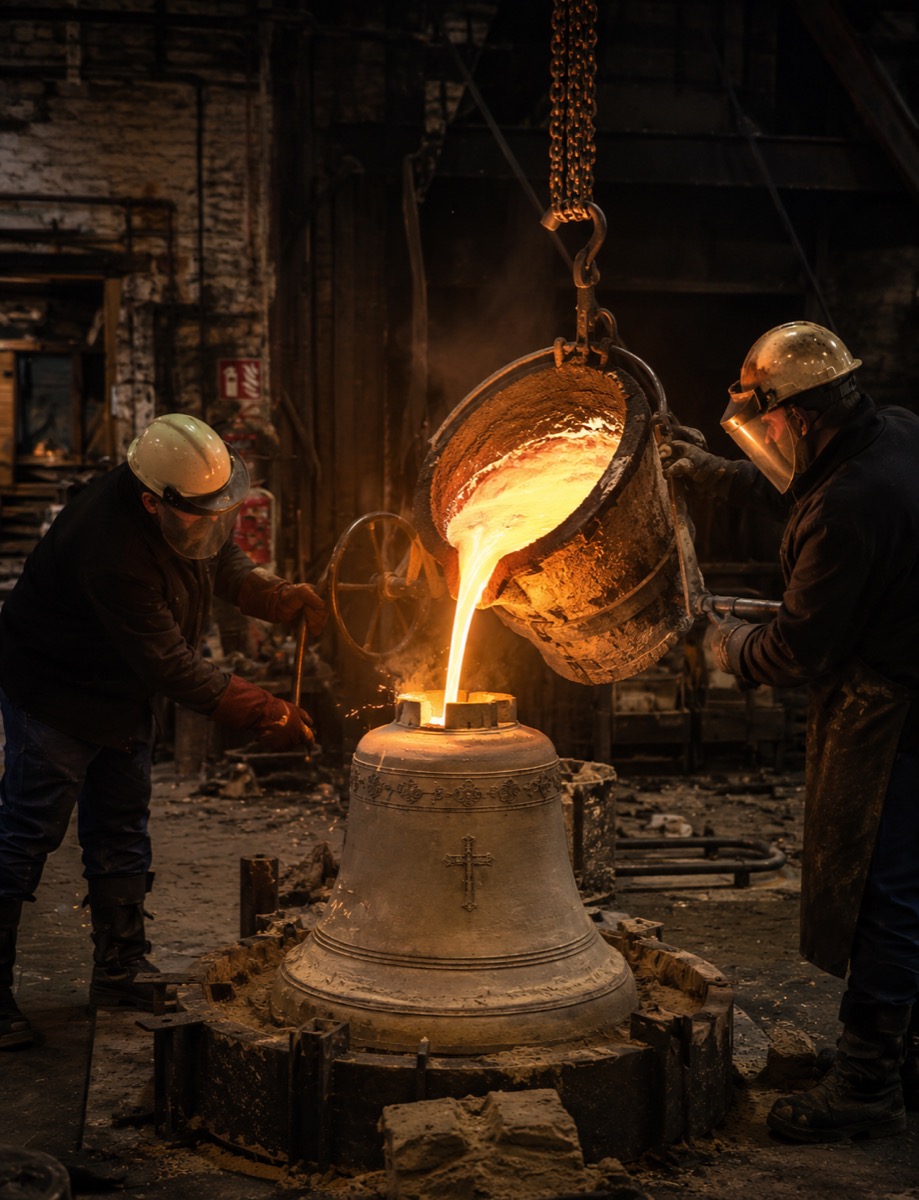 Molde de barro de la campana — CampanArte